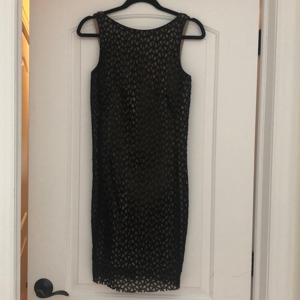 Akris lasercut mesh dress